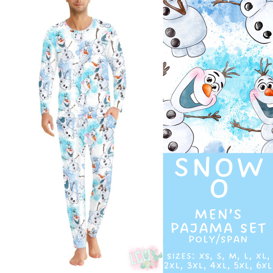 Preorder Custom Family Pyjama Sets - Snow O - Closes 21 Feb - ETA mid May 2025 Pyjamas