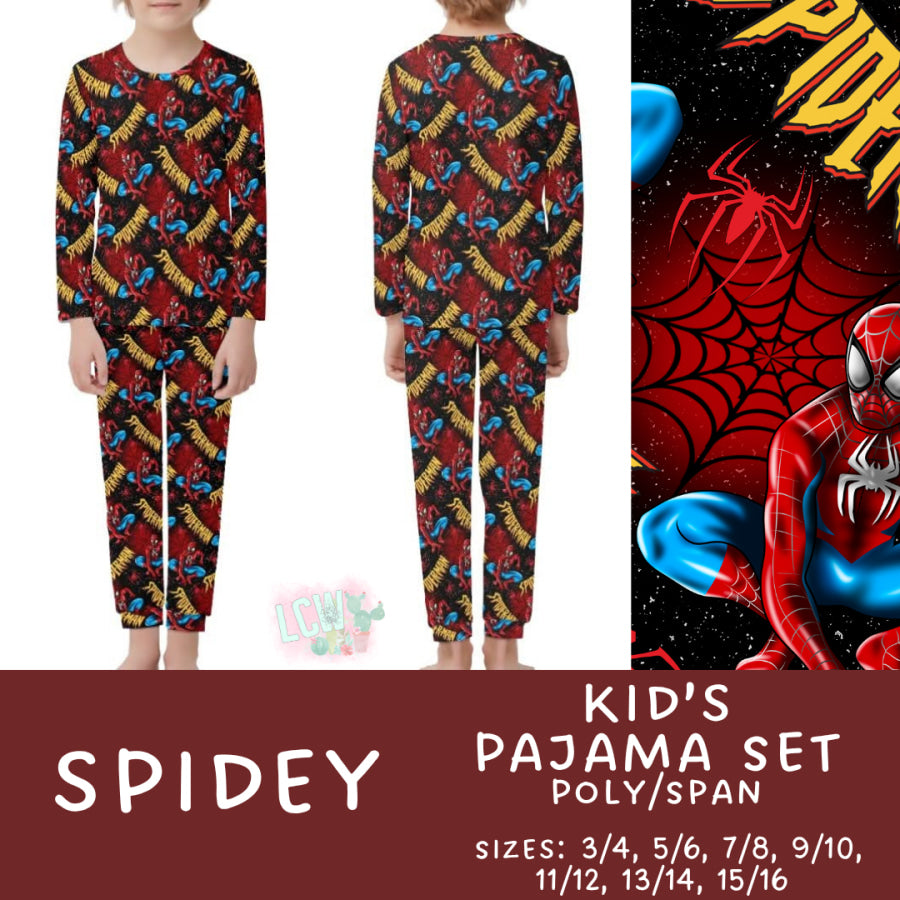 Preorder Custom Family Pyjama Sets - Spidey - Closes 30 May - ETA late Aug 2025 Pyjamas