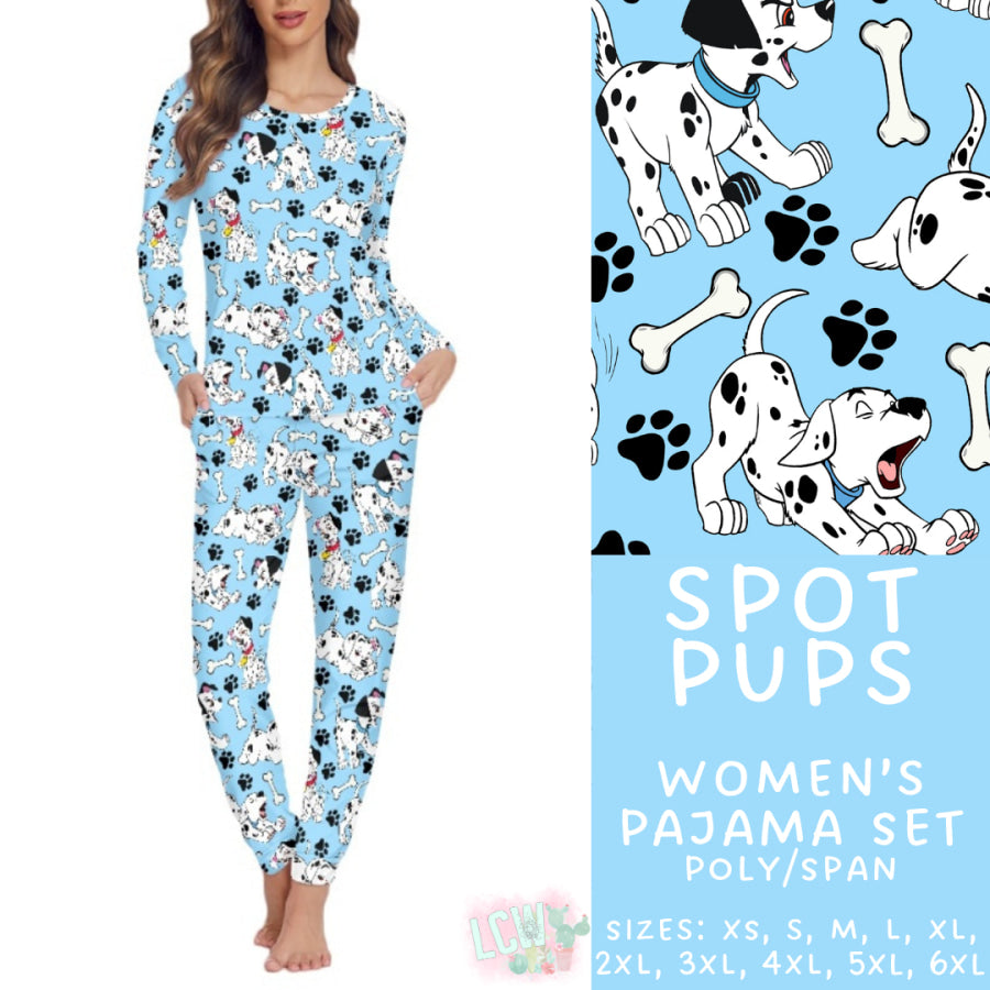 Preorder Custom Family Pyjama Sets - Spot Pups - Closes 21 Feb - ETA mid May 2025 Pyjamas