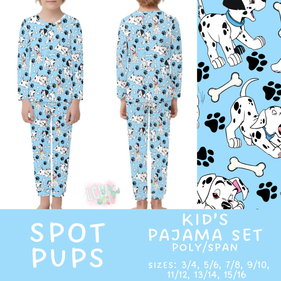 Preorder Custom Family Pyjama Sets - Spot Pups - Closes 21 Feb - ETA mid May 2025 Pyjamas