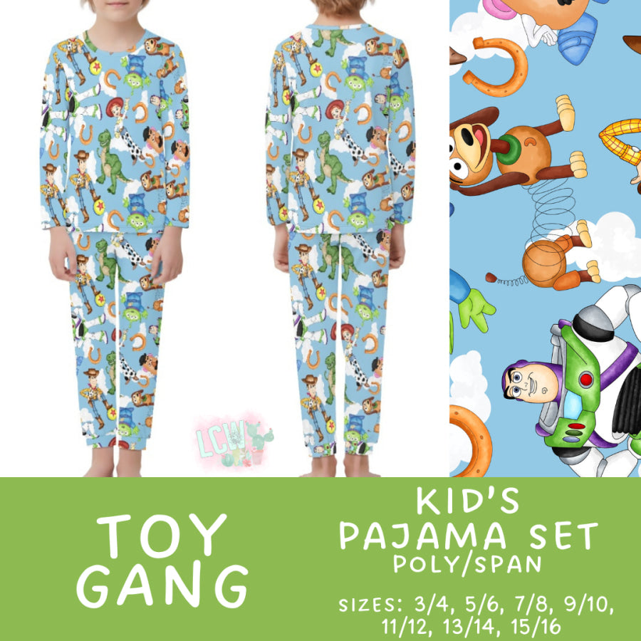 Preorder Custom Family Pyjama Sets - Toy Gang - Closes 21 Feb - ETA mid May 2025 Pyjamas