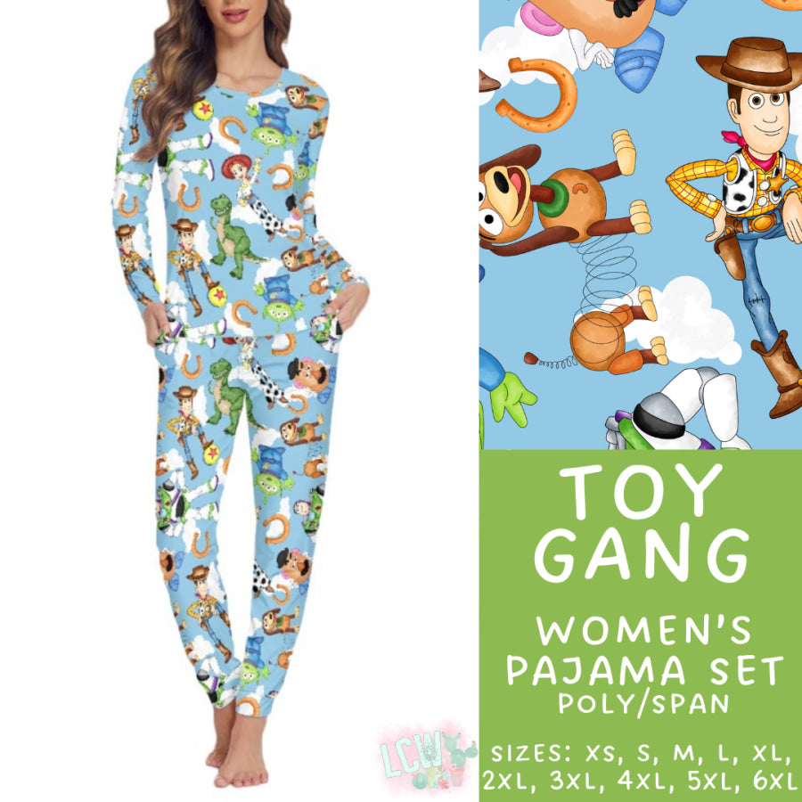 Preorder Custom Family Pyjama Sets - Toy Gang - Closes 21 Feb - ETA mid May 2025 Pyjamas