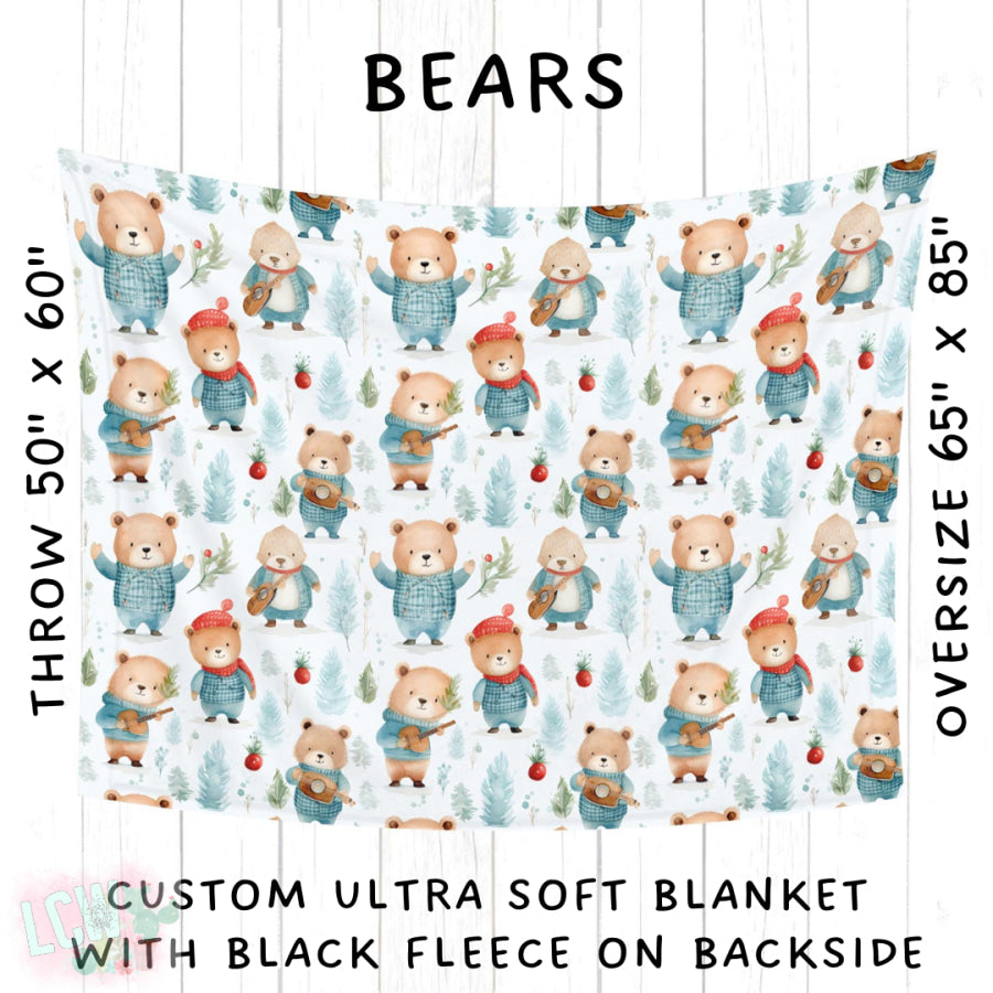 Preorder Custom Fleece Blankets - 2 Sizes - Closes 22 Nov - ETA late Feb 2025 Blanket