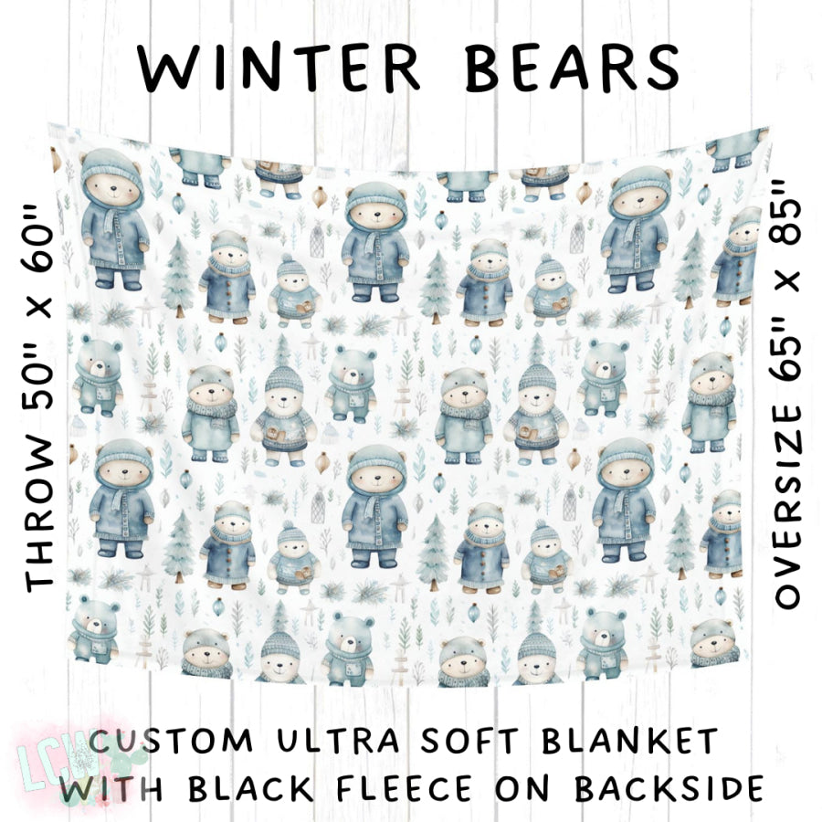 Preorder Custom Fleece Blankets - 2 Sizes - Closes 22 Nov - ETA late Feb 2025 Blanket