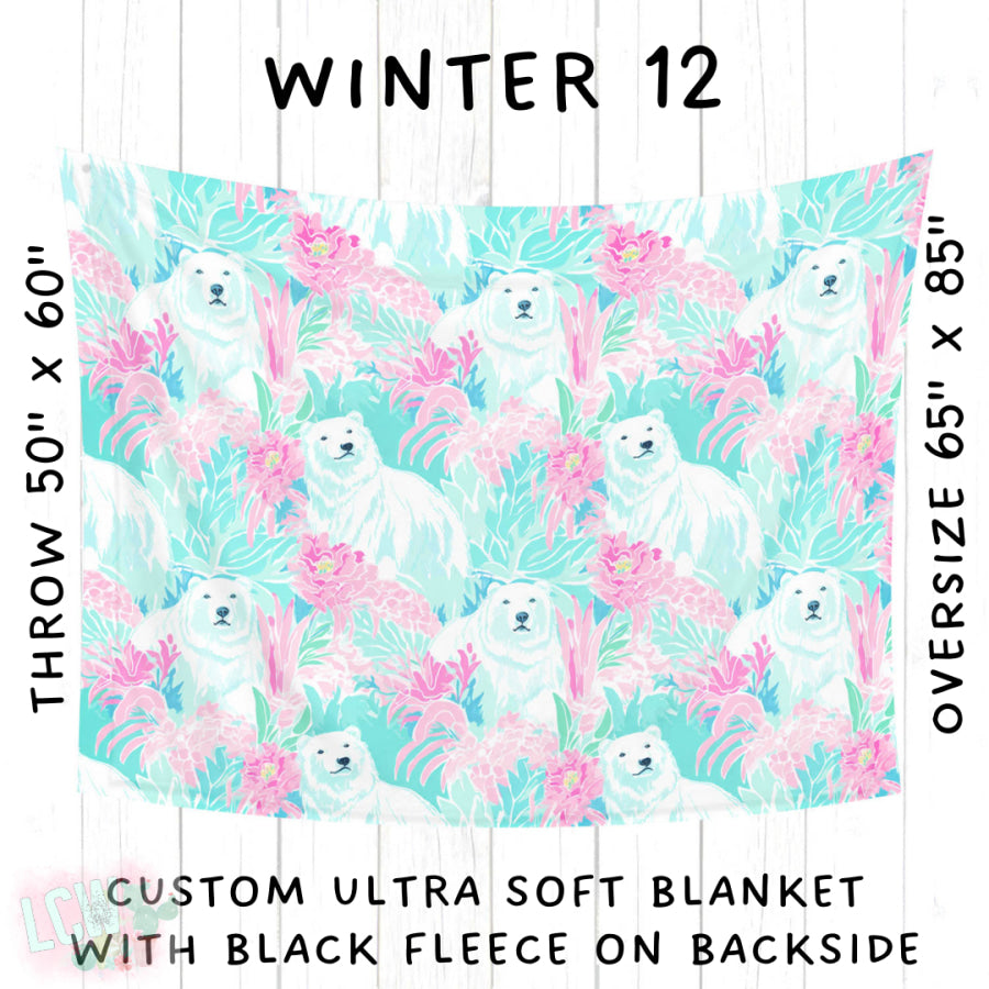 Preorder Custom Fleece Blankets - 2 Sizes - Closes 22 Nov - ETA late Feb 2025 Blanket