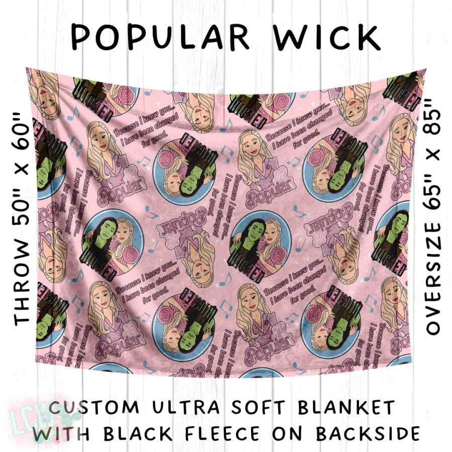 Preorder Custom Fleece Blankets - 2 Sizes - Closes 7 Feb - ETA late May 2025 Blanket