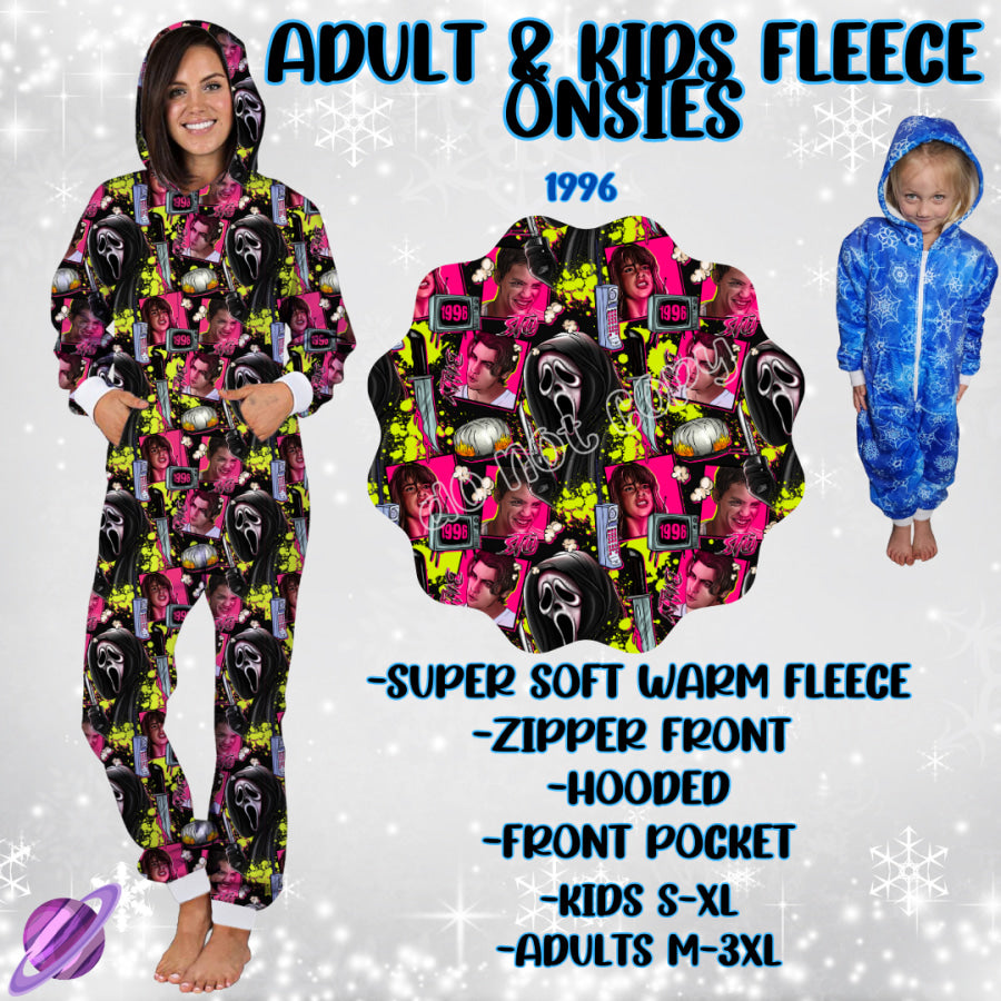 Preorder Custom Fleece Onesie - 1996 - Closes 23 Sep - ETA late Dec 2024 Onesie