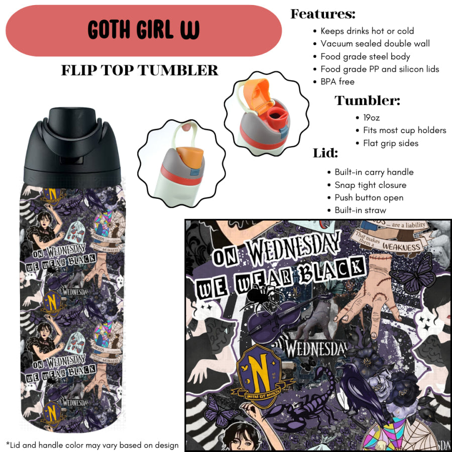 Preorder Custom Flip Top Tumblers - Closes 18 Sep - ETA mid Jan 2026 Tumbler