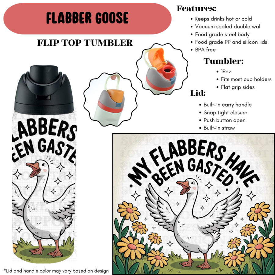 Preorder Custom Flip Top Tumblers - Closes 18 Sep - ETA mid Jan 2026 Tumbler