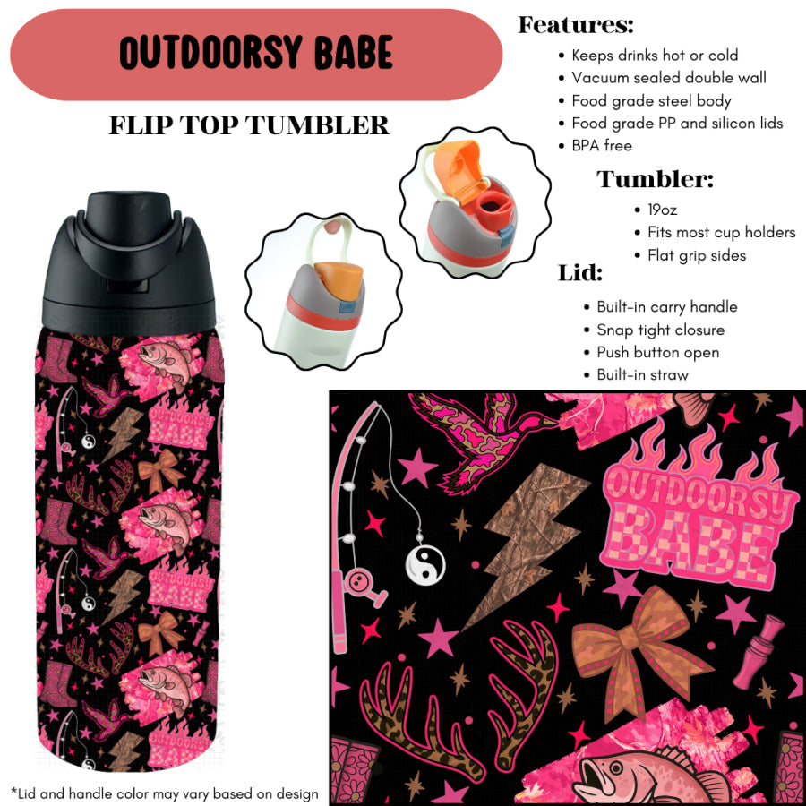 Preorder Custom Flip Top Tumblers - Closes 18 Sep - ETA mid Jan 2026 Tumbler