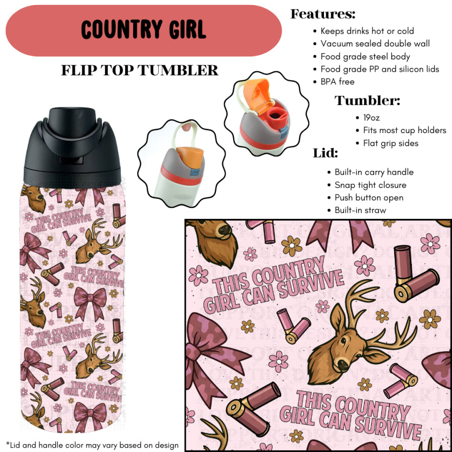 Preorder Custom Flip Top Tumblers - Closes 18 Sep - ETA mid Jan 2026 Tumbler