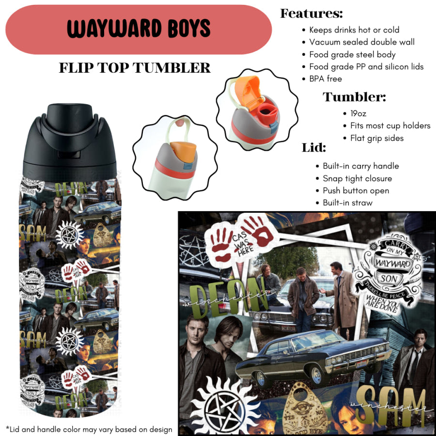 Preorder Custom Flip Top Tumblers - Closes 18 Sep - ETA mid Jan 2026 Tumbler