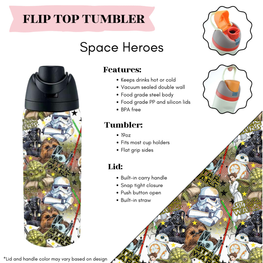 Preorder Custom Flip Top Tumblers - Closes 20 Mar - ETA mid Jul 2025 Tumbler