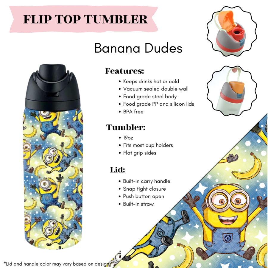 Preorder Custom Flip Top Tumblers - Closes 20 Mar - ETA mid Jul 2025 Tumbler