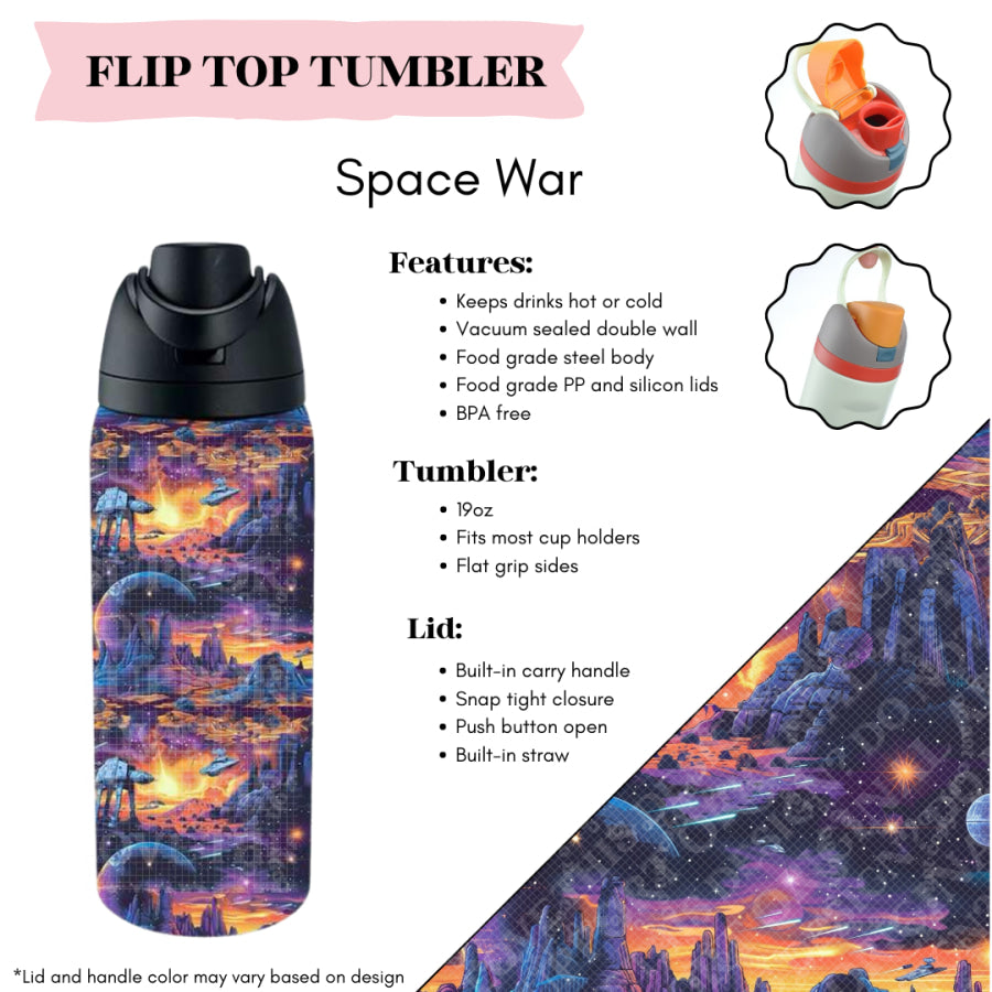 Preorder Custom Flip Top Tumblers - Closes 20 Mar - ETA mid Jul 2025 Tumbler