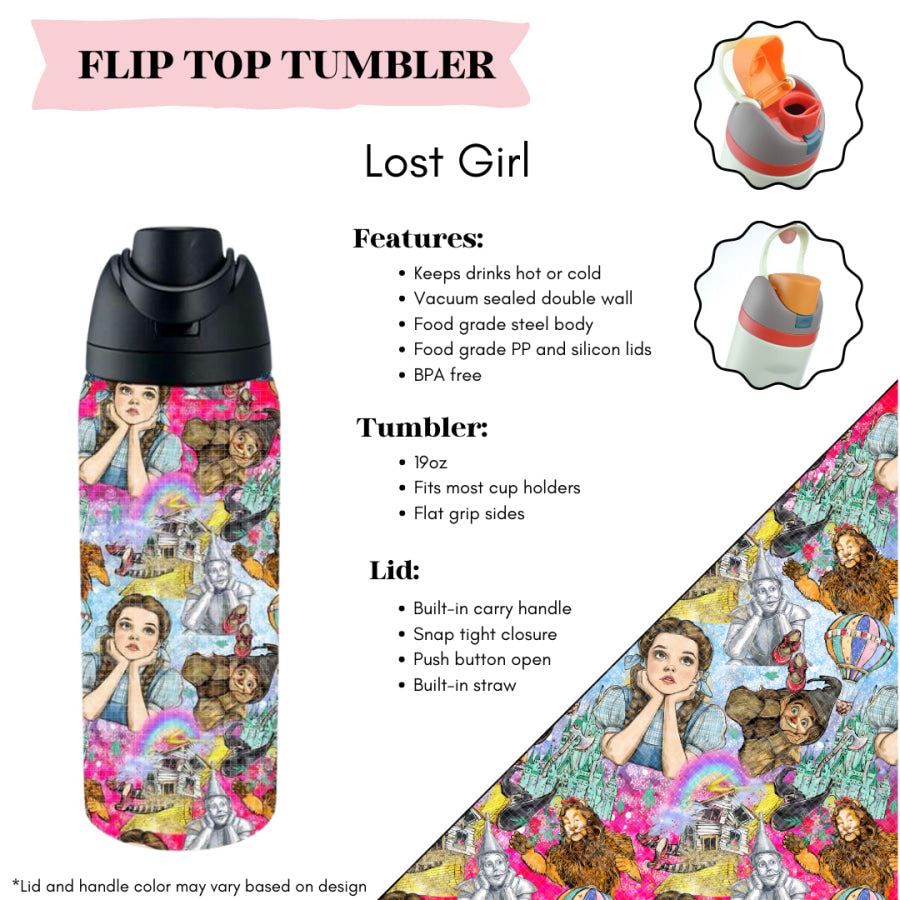 Preorder Custom Flip Top Tumblers - Closes 20 Mar - ETA mid Jul 2025 Tumbler