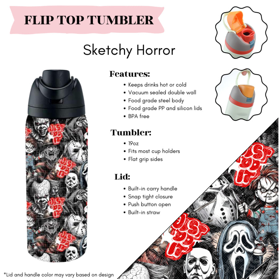 Preorder Custom Flip Top Tumblers - Closes 20 Mar - ETA mid Jul 2025 Tumbler