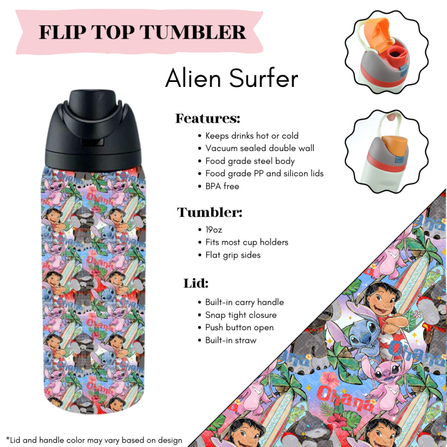 Preorder Custom Flip Top Tumblers - Closes 20 Mar - ETA mid Jul 2025 Tumbler