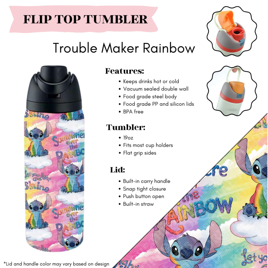 Preorder Custom Flip Top Tumblers - Closes 20 Mar - ETA mid Jul 2025 Tumbler