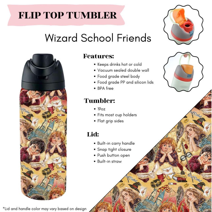 Preorder Custom Flip Top Tumblers - Closes 20 Mar - ETA mid Jul 2025 Tumbler