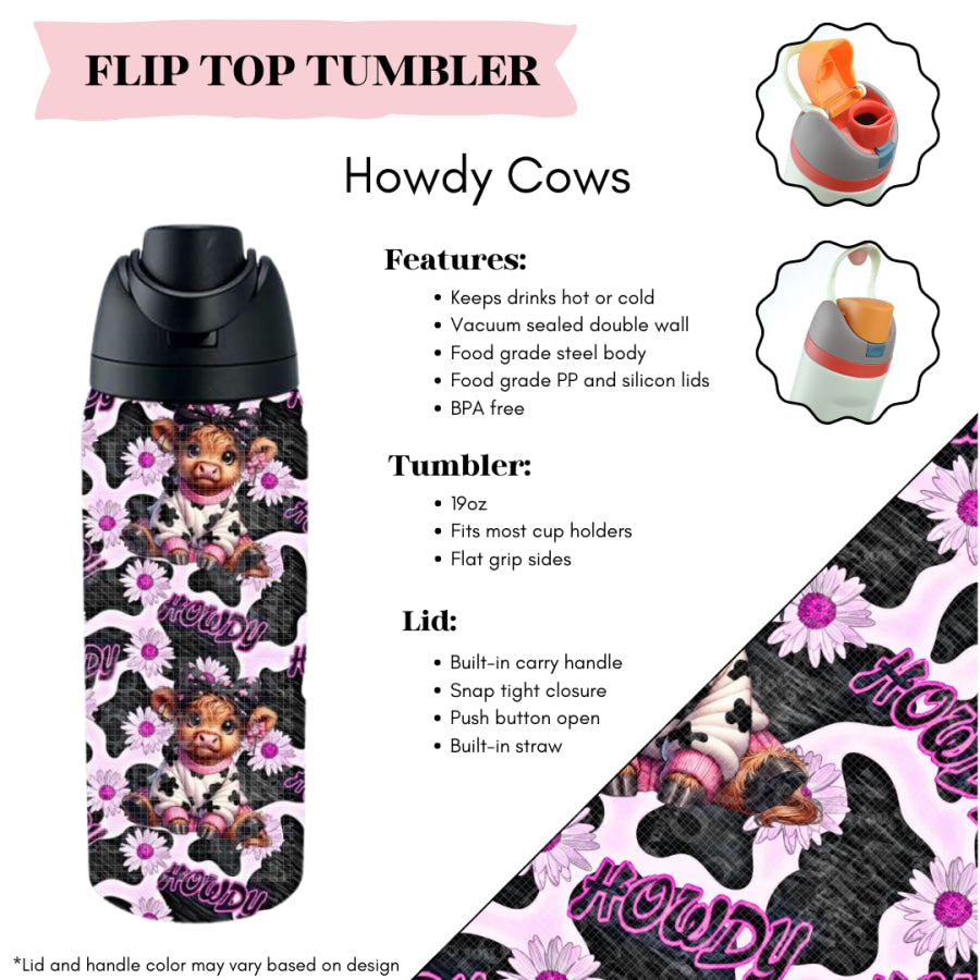 Preorder Custom Flip Top Tumblers - Closes 20 Mar - ETA mid Jul 2025 Tumbler