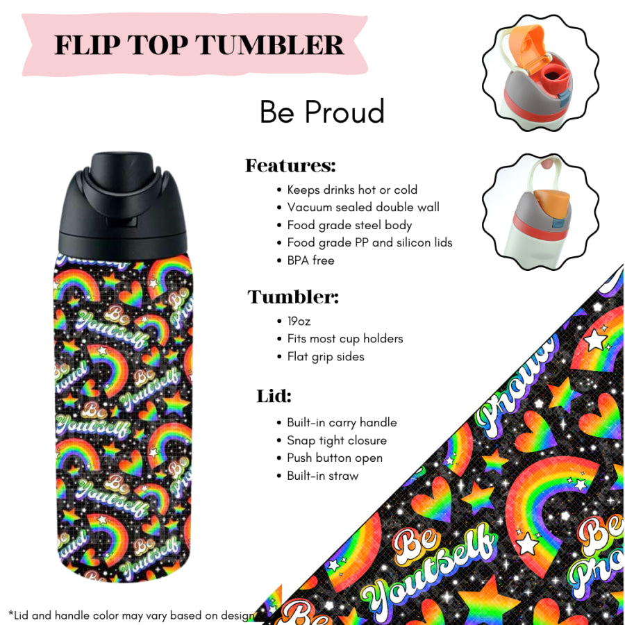 Preorder Custom Flip Top Tumblers - Closes 20 Mar - ETA mid Jul 2025 Tumbler