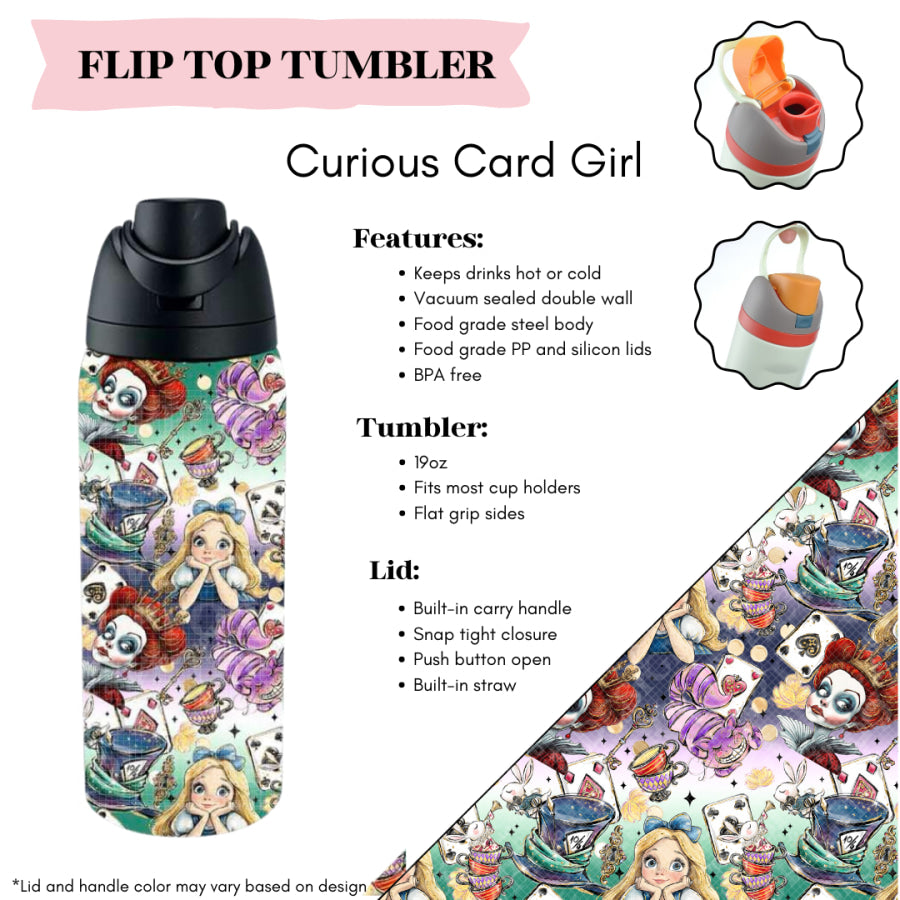 Preorder Custom Flip Top Tumblers - Closes 20 Mar - ETA mid Jul 2025 Tumbler