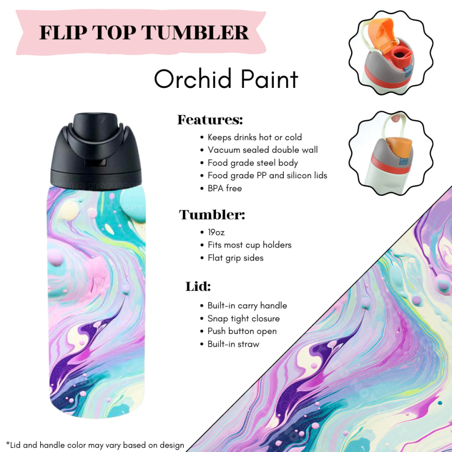 Preorder Custom Flip Top Tumblers - Closes 20 Mar - ETA mid Jul 2025 Tumbler