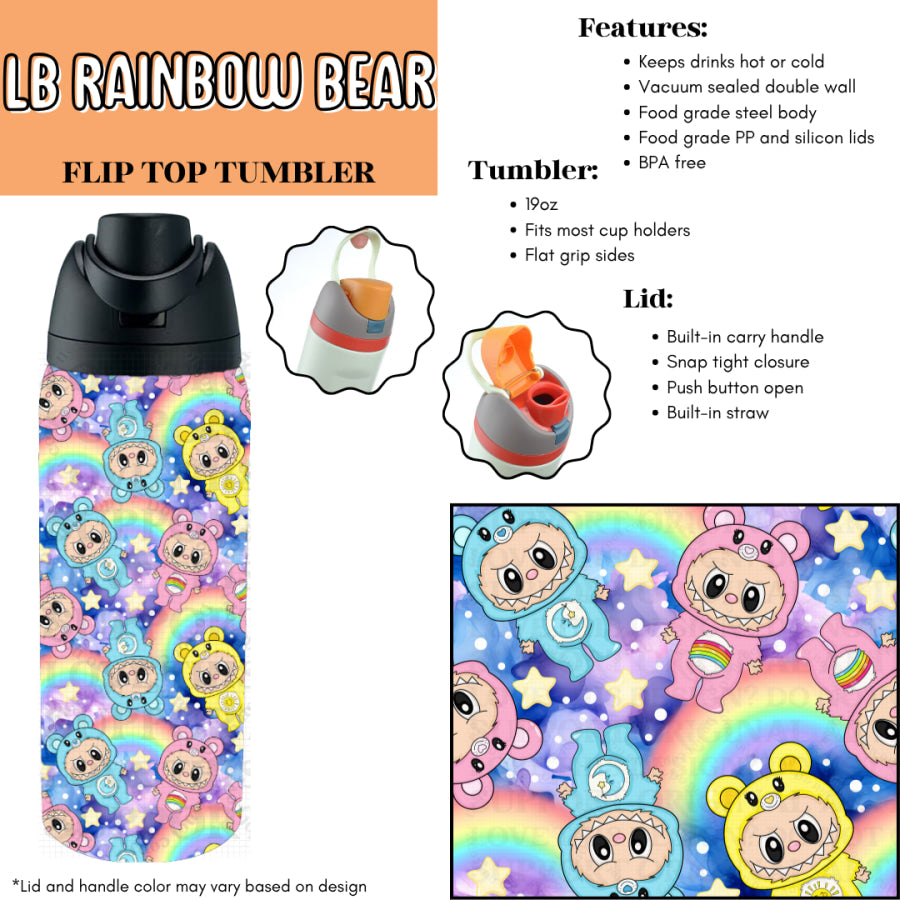 Preorder Custom Flip Top Tumblers - Closes 7 Jul - ETA late Oct 2025 Tumbler