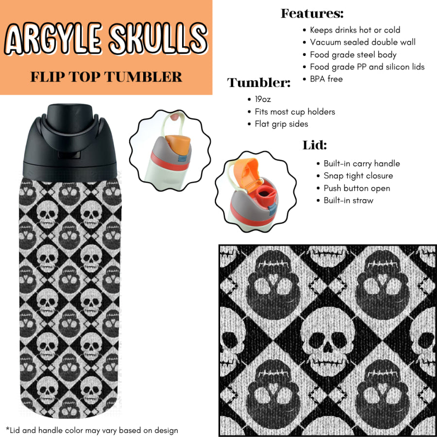 Preorder Custom Flip Top Tumblers - Closes 7 Jul - ETA late Oct 2025 Tumbler
