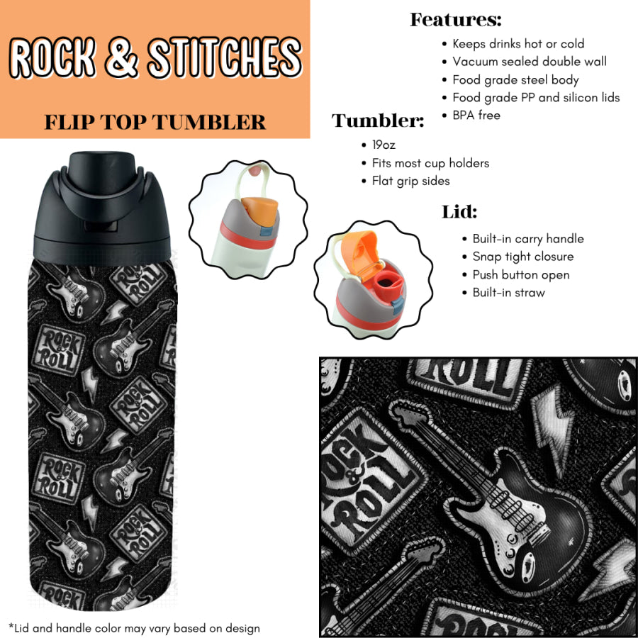 Preorder Custom Flip Top Tumblers - Closes 7 Jul - ETA late Oct 2025 Tumbler