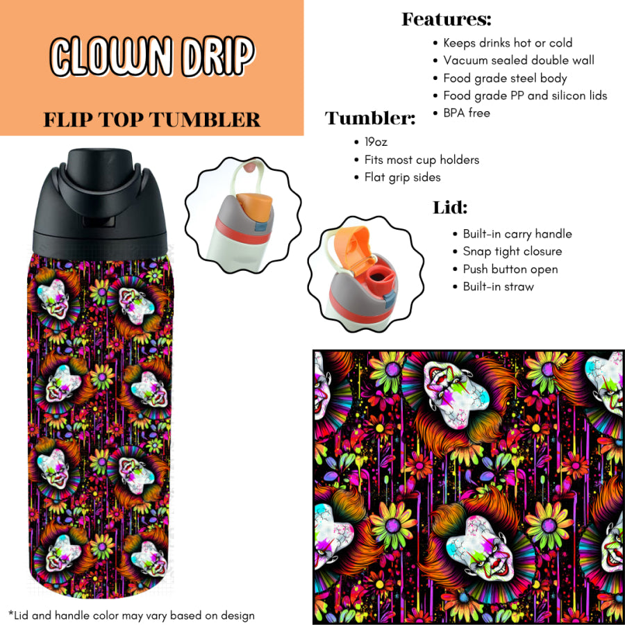 Preorder Custom Flip Top Tumblers - Closes 7 Jul - ETA late Oct 2025 Tumbler