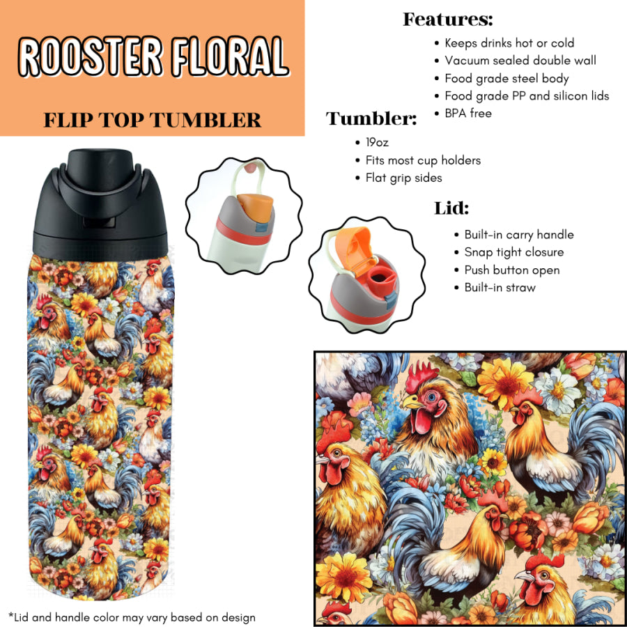 Preorder Custom Flip Top Tumblers - Closes 7 Jul - ETA late Oct 2025 Tumbler