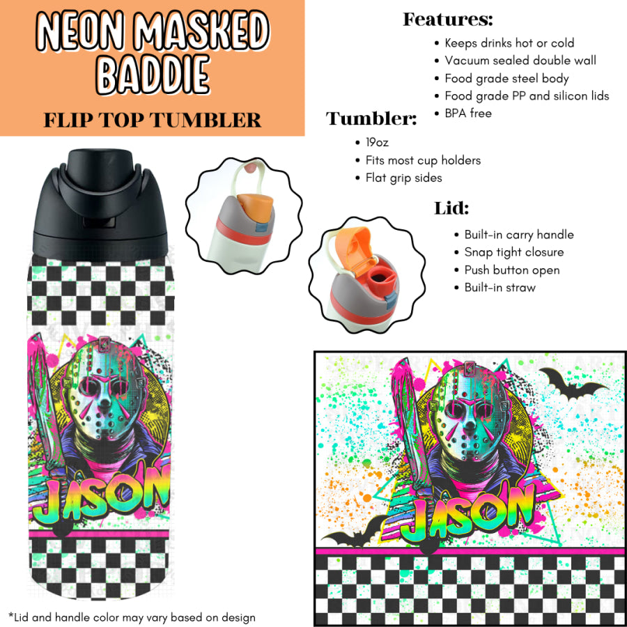 Preorder Custom Flip Top Tumblers - Closes 7 Jul - ETA late Oct 2025 Tumbler