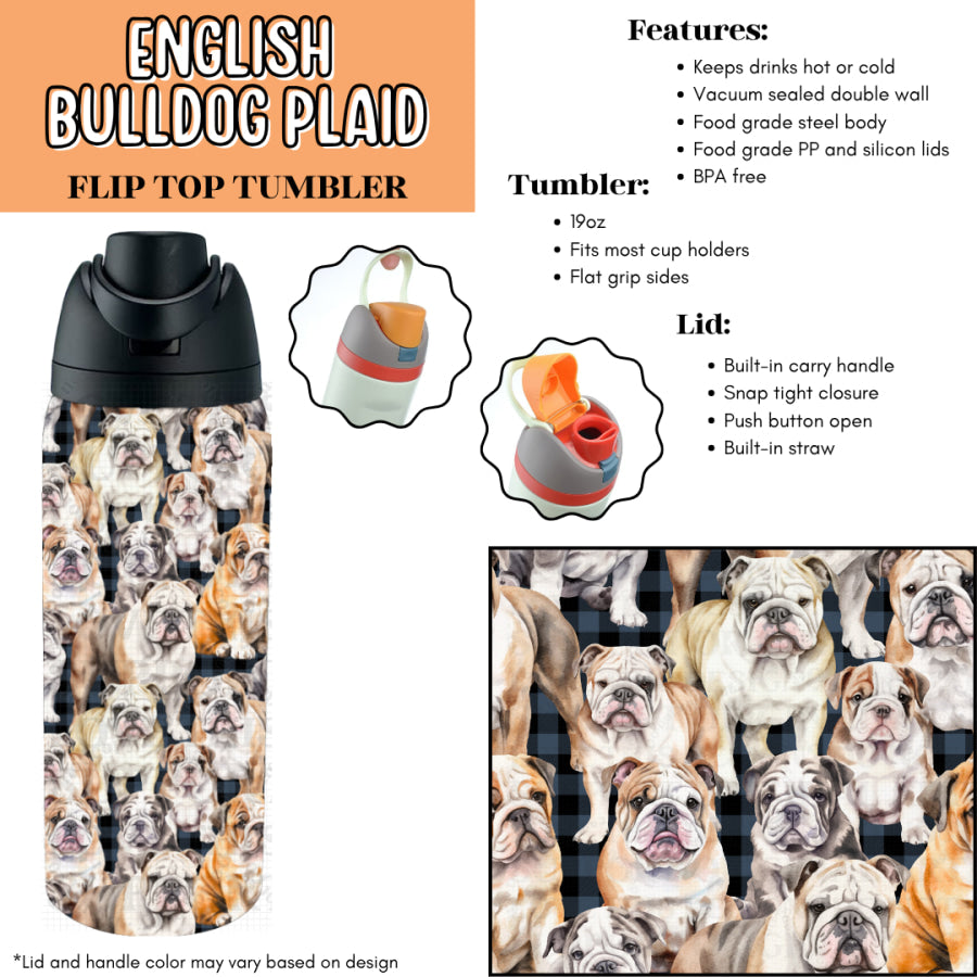 Preorder Custom Flip Top Tumblers - Closes 7 Jul - ETA late Oct 2025 Tumbler