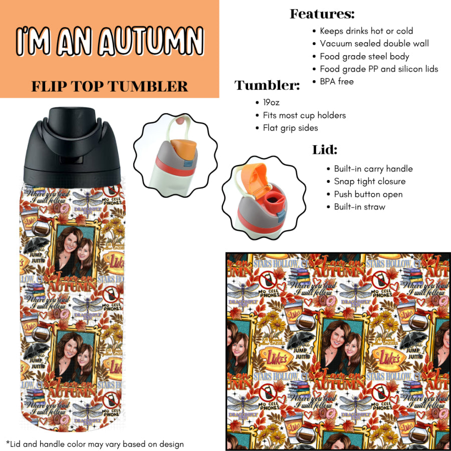 Preorder Custom Flip Top Tumblers - Closes 7 Jul - ETA late Oct 2025 Tumbler