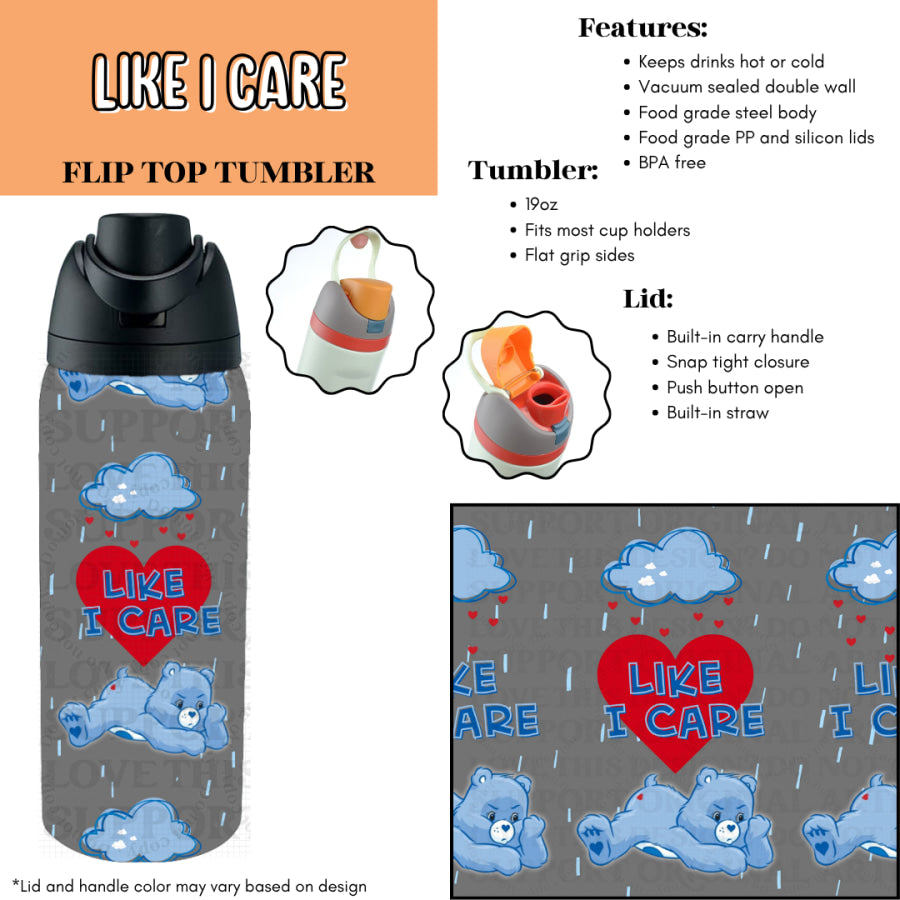 Preorder Custom Flip Top Tumblers - Closes 7 Jul - ETA late Oct 2025 Tumbler