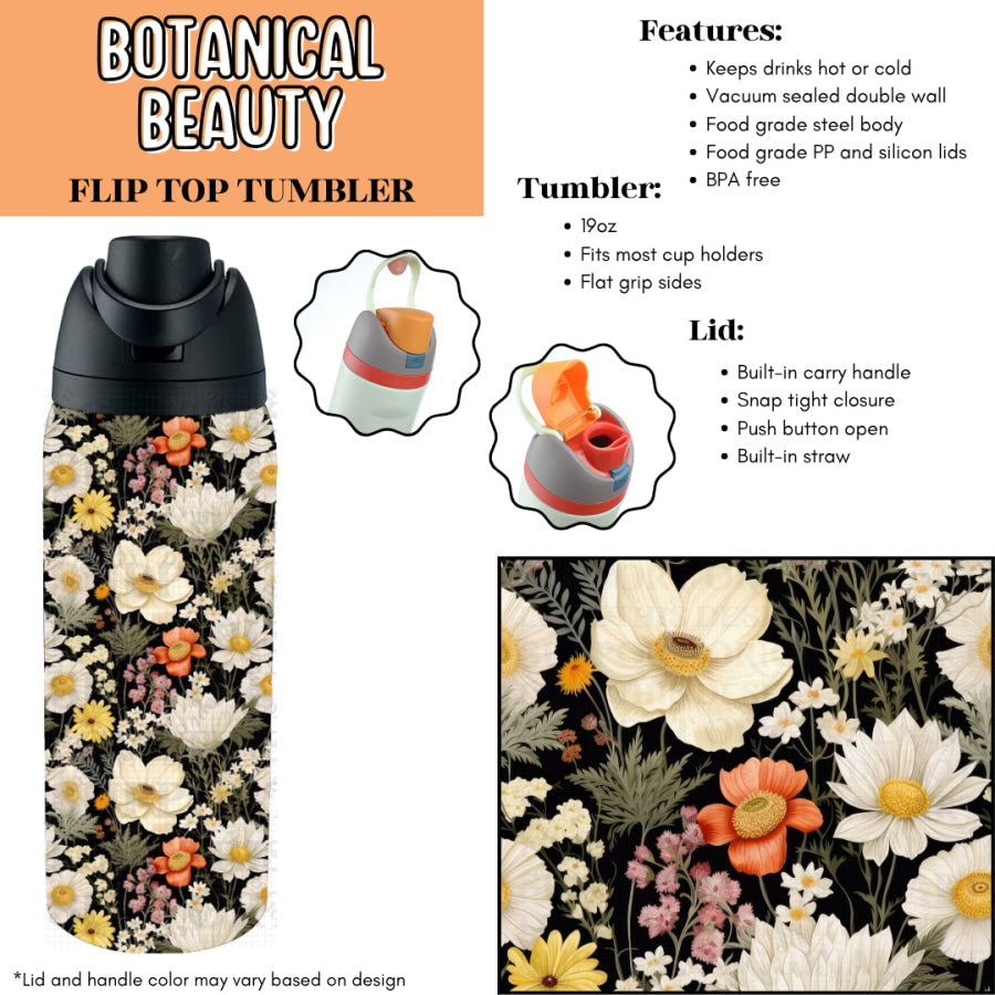 Preorder Custom Flip Top Tumblers - Closes 7 Jul - ETA late Oct 2025 Tumbler