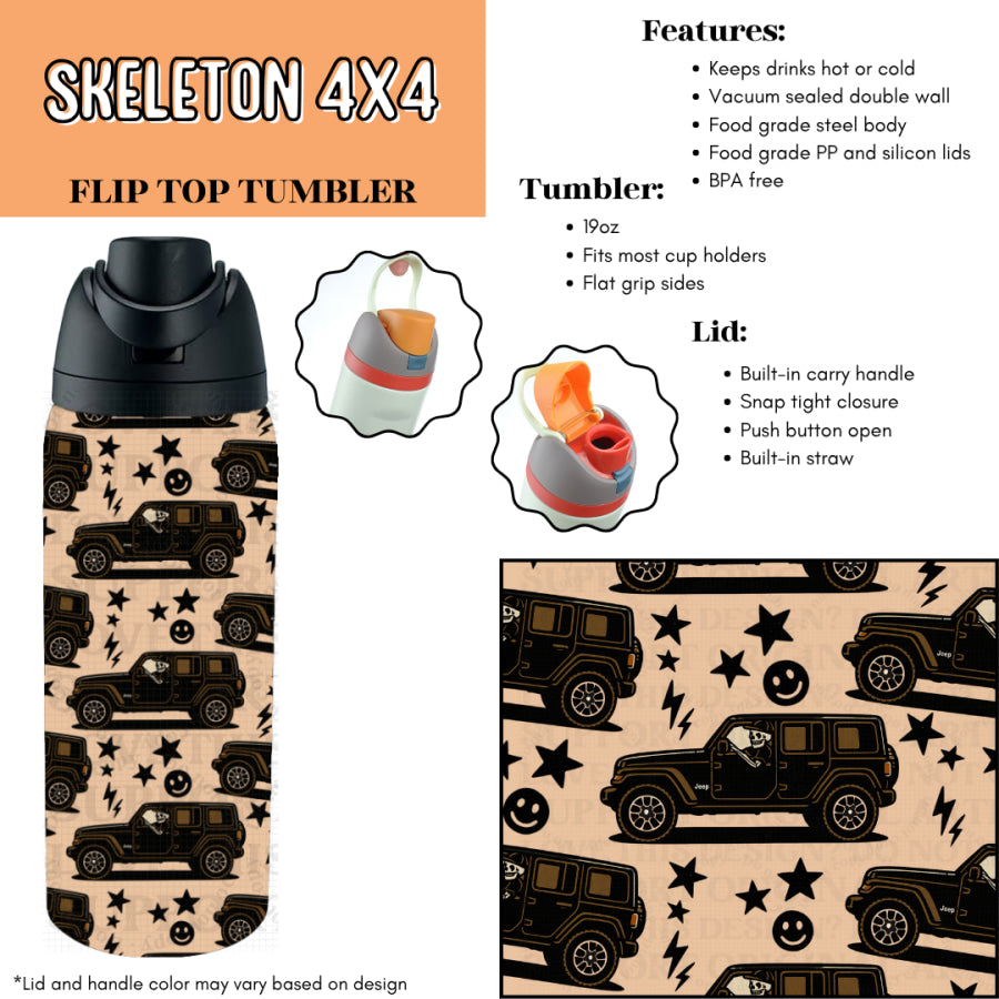 Preorder Custom Flip Top Tumblers - Closes 7 Jul - ETA late Oct 2025 Tumbler