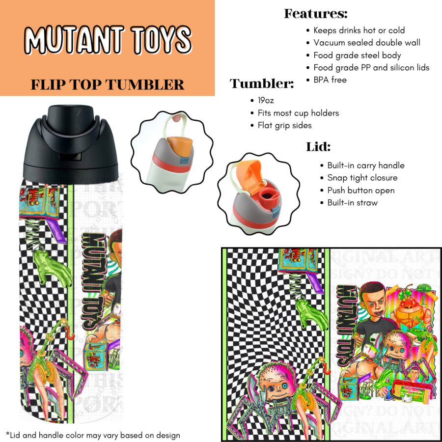 Preorder Custom Flip Top Tumblers - Closes 7 Jul - ETA late Oct 2025 Tumbler