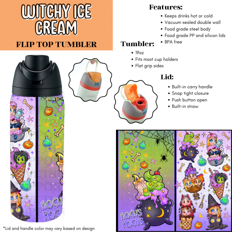 Preorder Custom Flip Top Tumblers - Closes 7 Jul - ETA late Oct 2025 Tumbler
