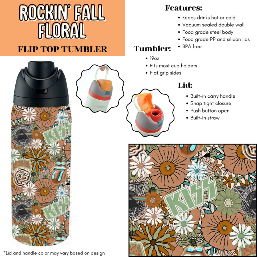 Preorder Custom Flip Top Tumblers - Closes 7 Jul - ETA late Oct 2025 Tumbler