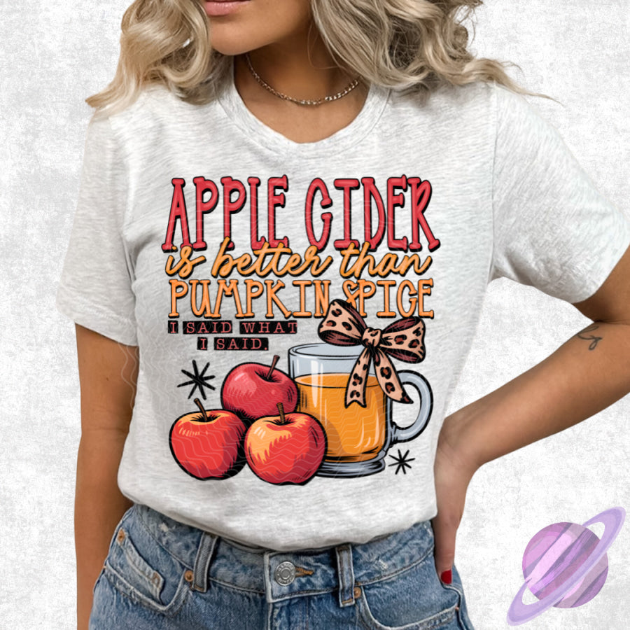 PREORDER Custom Graphic Tops Apple Cider ETA 3 4 Weeks T Shirts