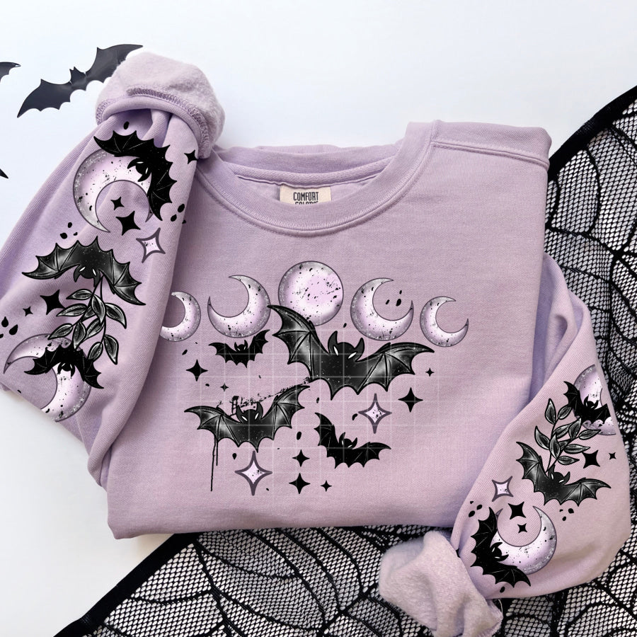 PREORDER Custom Graphic Tops - Bat Moon - ETA 3-4 Weeks T Shirts