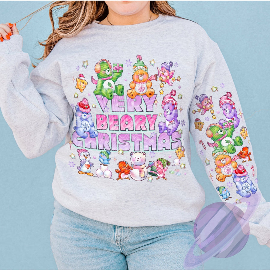 PREORDER Custom Graphic Tops - Beary Christmas - ETA 3-4 Weeks T Shirts