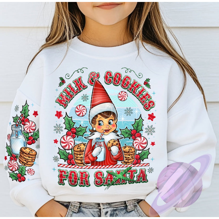 PREORDER Custom Graphic Tops - Cookie Elf - ETA 3-4 Weeks T Shirts