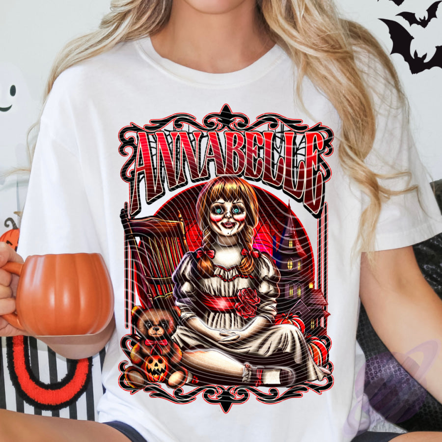 PREORDER Custom Graphic Tops - Creepy Doll - Closes 4 Jul - ETA mid Oct 2025 T Shirts