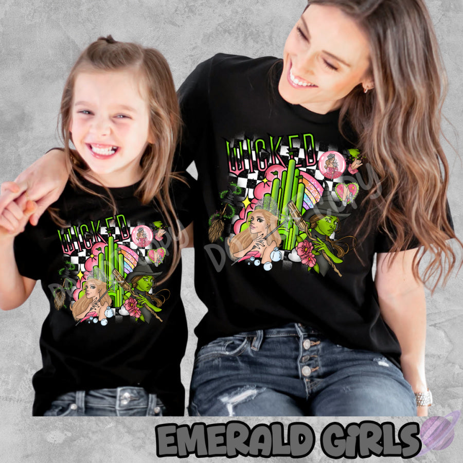 PREORDER Custom Graphic Tops - Emerald Girls - Closes 29 Mar - ETA late Jun 2025 T Shirts