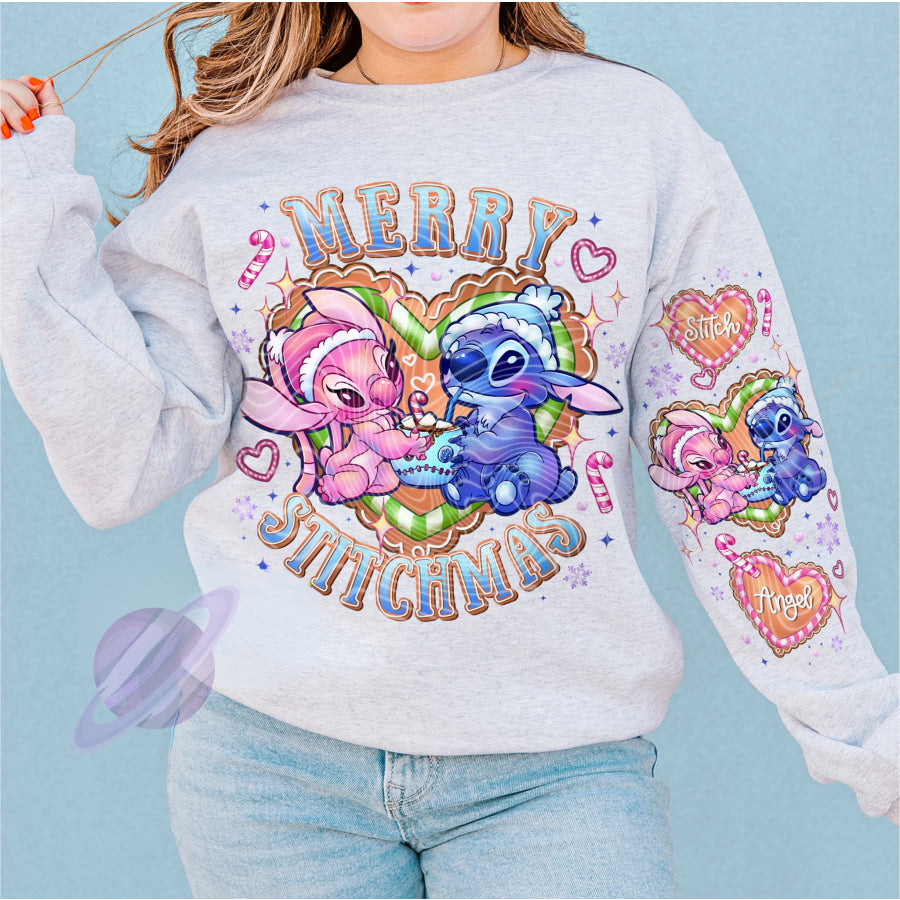 PREORDER Custom Graphic Tops - Gingerbread Alien - ETA 3-4 Weeks T Shirts