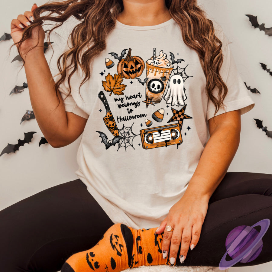 PREORDER Custom Graphic Tops Haunted Heart ETA 3 4 Weeks T Shirts